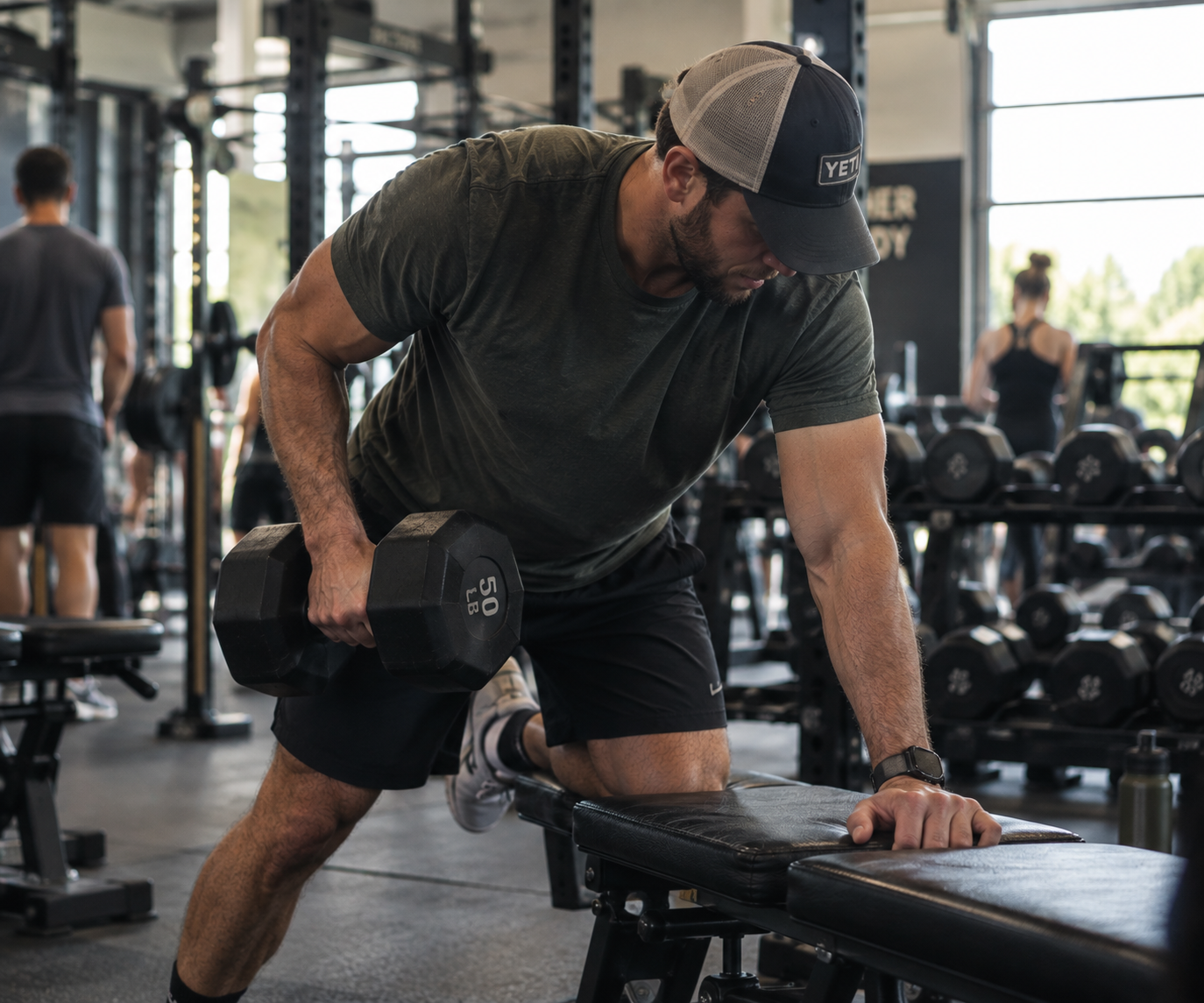 Man in gym